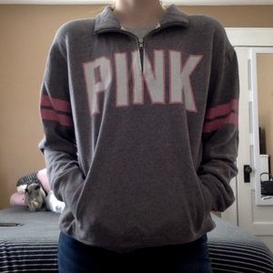VS PINK half-zip